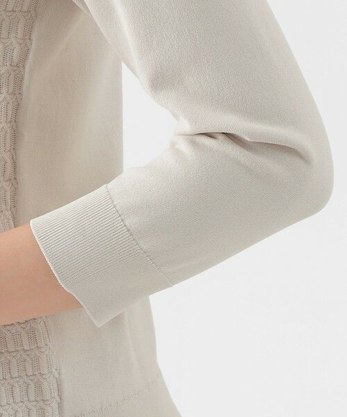 TRANS WORK / トランスワーク ニット・セーター | 【ウォッシャブル】グランドパターンニット | 詳細7