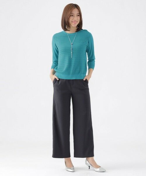 TRANS WORK / トランスワーク ニット・セーター | 【ウォッシャブル】グランドパターンニット | 詳細2