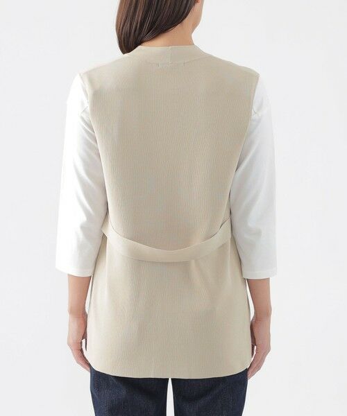 TRANS WORK / トランスワーク ニット・セーター | 【ウォッシャブル】コンフォートストレッチニットベスト | 詳細5