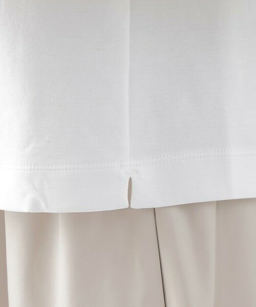 TRANS WORK / トランスワーク カットソー | 【ウォッシャブル】コンパクトコットンポンチ7分袖ドレスＴシャツ | 詳細8
