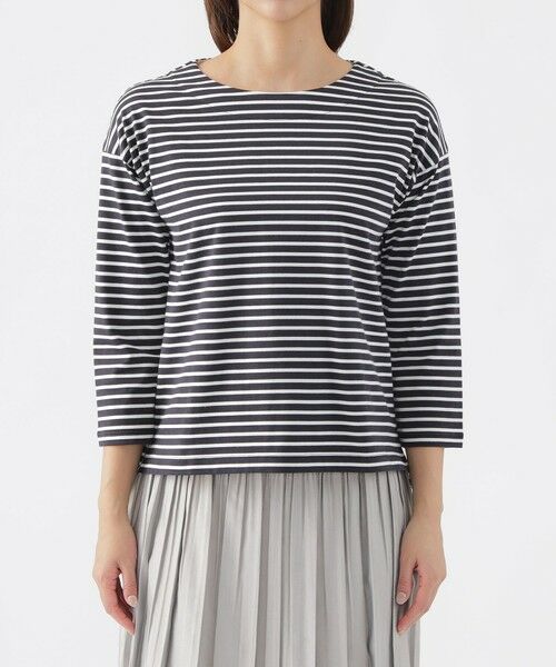 TRANS WORK / トランスワーク カットソー | 【ウォッシャブル】スマイル天竺プルオーバーカットソー | 詳細4