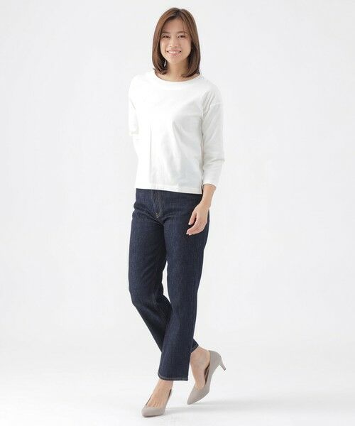 TRANS WORK / トランスワーク カットソー | 【ウォッシャブル】スマイル天竺プルオーバーカットソー | 詳細1