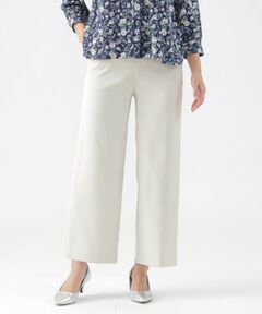 TRANS WORK / トランスワーク その他パンツ | 【ウォッシャブル】フルダルストレッチツイルワイドストレートパンツ