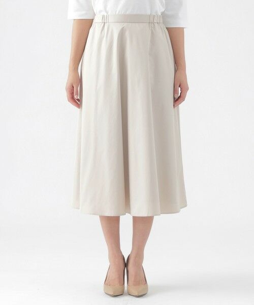 TRANS WORK / トランスワーク ロング・マキシ丈スカート | 【ウォッシャブル】【セットアップ対応】ストレッチタフタスカート | 詳細3