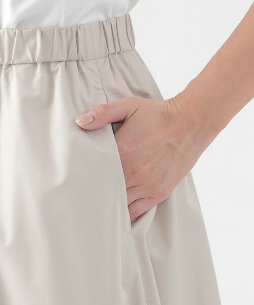 TRANS WORK / トランスワーク ロング・マキシ丈スカート | 【ウォッシャブル】【セットアップ対応】ストレッチタフタスカート | 詳細6