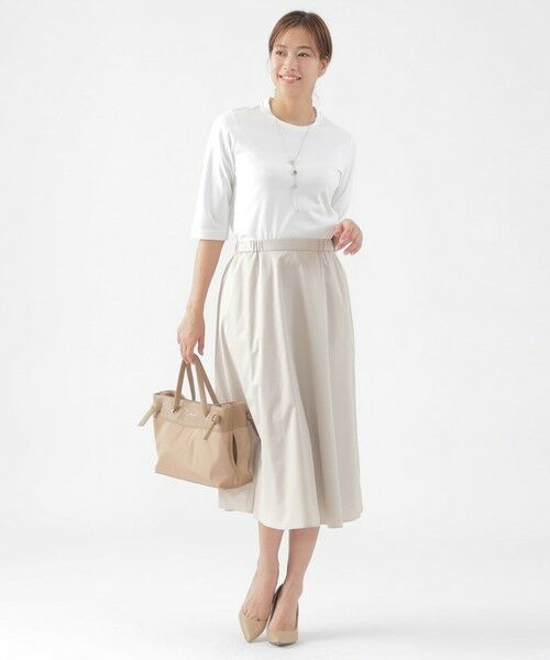 TRANS WORK / トランスワーク ロング・マキシ丈スカート | 【ウォッシャブル】【セットアップ対応】ストレッチタフタスカート | 詳細2