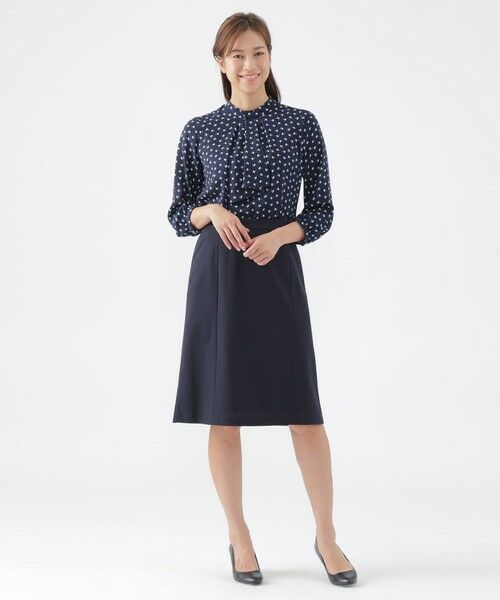 TRANS WORK / トランスワーク ロング・マキシ丈スカート | 【美シリーズ】【ウォッシャブル】【セットアップ対応】トリアセスビンモクロディスカート | 詳細3