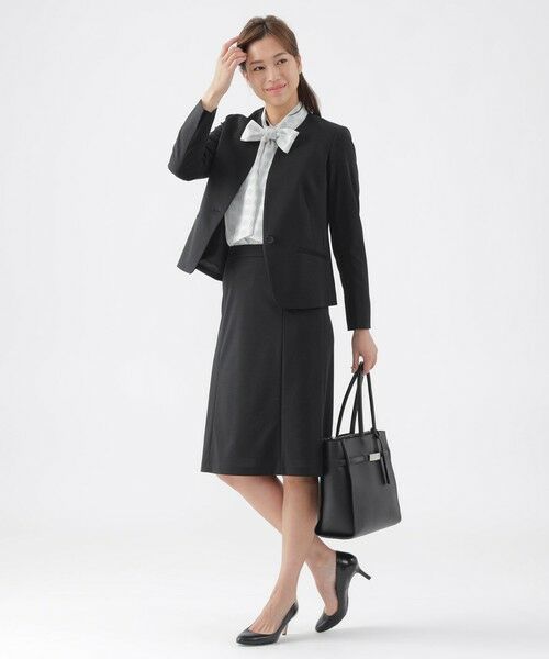 TRANS WORK / トランスワーク ロング・マキシ丈スカート | 【美シリーズ】【ウォッシャブル】【セットアップ対応】トリアセスビンモクロディスカート | 詳細2
