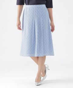 TRANS WORK / トランスワーク ロング・マキシ丈スカート | 【ウォッシャブル】【セットアップ対応】スピリットジオメプリントスカート