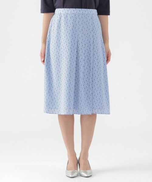 TRANS WORK / トランスワーク ロング・マキシ丈スカート | 【ウォッシャブル】【セットアップ対応】スピリットジオメプリントスカート | 詳細3