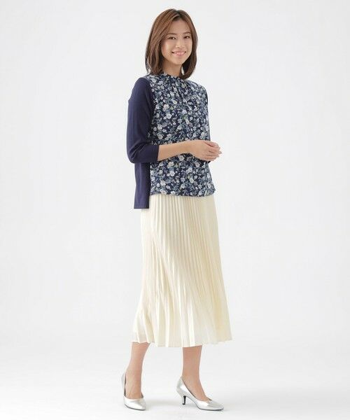 TRANS WORK / トランスワーク ロング・マキシ丈スカート | 【ウォッシャブル】スパンローンミモレ丈スカート | 詳細3