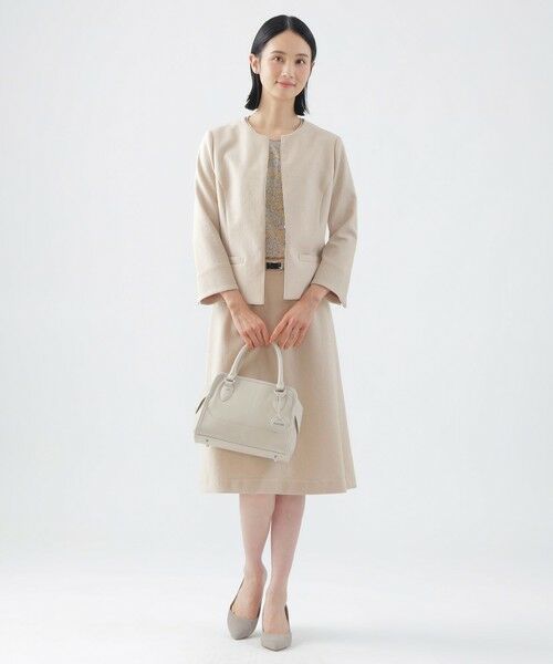 TRANS WORK / トランスワーク ノーカラージャケット | 【美シリーズ】【セットアップ対応】【吸水速乾】【接触冷感】【防しわ】【ウォッシャブル】エバレットクロスノーカラージャケット | 詳細2