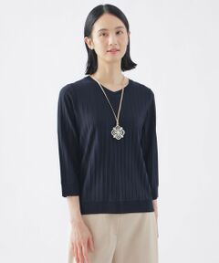 TRANS WORK / トランスワーク ニット・セーター | 【ウォッシャブル】ヴィスコースストレッチVネックプルオーバー