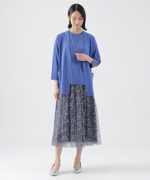 TRANS WORK / トランスワーク ニット・セーター | 【ウォッシャブル】ヴィスコースストレッチフレンチスリーブニット | 詳細2