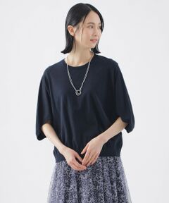 TRANS WORK / トランスワーク ニット・セーター | 【ウォッシャブル】コットンギマクルーネックニット