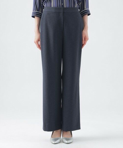 TRANS WORK / トランスワーク その他パンツ | 【美シリーズ】【セットアップ対応】【吸水速乾】【接触冷感】【防しわ】【ウォッシャブル】エバレットクロスワイドストレートパンツ | 詳細3