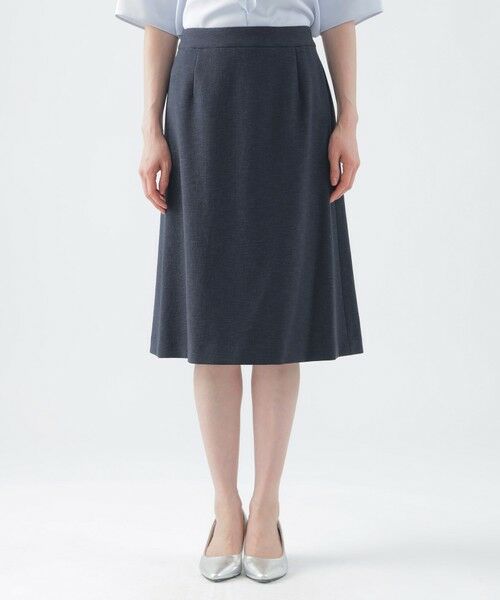 TRANS WORK / トランスワーク ロング・マキシ丈スカート | 【美シリーズ】【セットアップ対応】【吸水速乾】【接触冷感】【防しわ】【ウォッシャブル】エバレットクロススカート | 詳細3