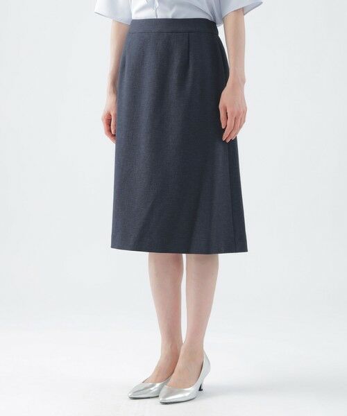 TRANS WORK / トランスワーク ロング・マキシ丈スカート | 【美シリーズ】【セットアップ対応】【吸水速乾】【接触冷感】【防しわ】【ウォッシャブル】エバレットクロススカート | 詳細4
