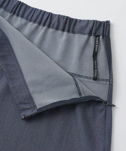 TRANS WORK / トランスワーク ロング・マキシ丈スカート | 【ウォッシャブル】ライトシャンブレーデニムフレアスカート | 詳細5