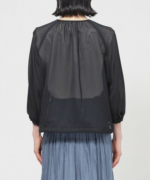 TRANS WORK / トランスワーク ノーカラージャケット | 【ウォッシャブル】麻調メッシュブルゾン | 詳細5