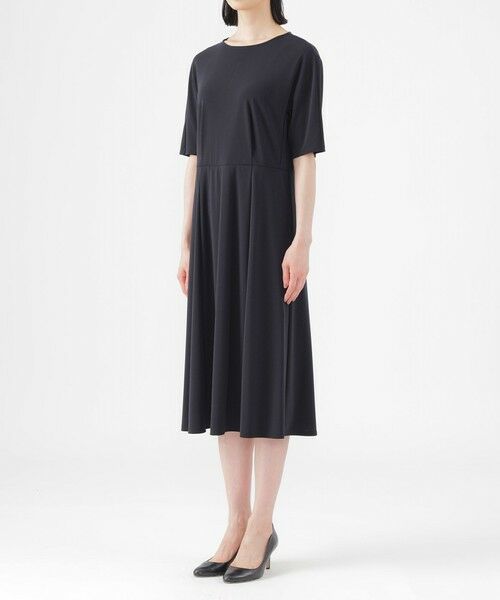 TRANS WORK / トランスワーク ロング・マキシ丈ワンピース | 【ウォッシャブル】【接触冷感】スムースフレアラインワンピース | 詳細3