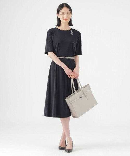 TRANS WORK / トランスワーク ロング・マキシ丈ワンピース | 【ウォッシャブル】【接触冷感】スムースフレアラインワンピース | 詳細1