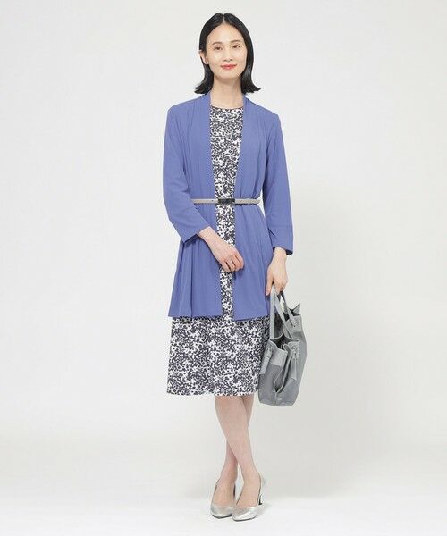 TRANS WORK / トランスワーク カットソー | 【UV対策】【吸水速乾】【防しわ】【ウォッシャブル】マットフライスジャージロングカーディガン | 詳細4