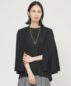 TRANS WORK / トランスワーク カットソー | 【UV対策】【吸水速乾】【防しわ】【ウォッシャブル】マットフライスジャージショートカーディガン