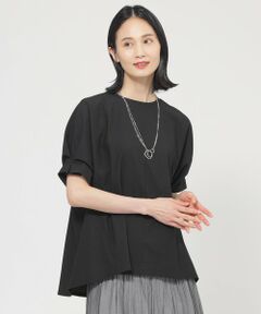 TRANS WORK / トランスワーク カットソー | 【ウォッシャブル】トリコットプルオーバーカットソー