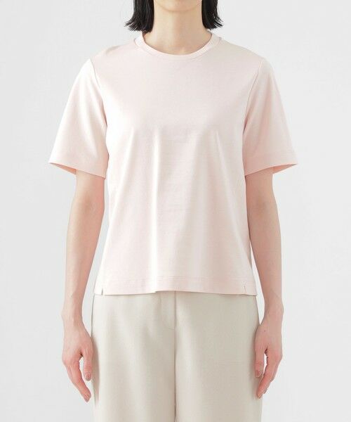 TRANS WORK / トランスワーク カットソー | 【ウォッシャブル】コンパクトコットンポンチクルーネックカットソー | 詳細5