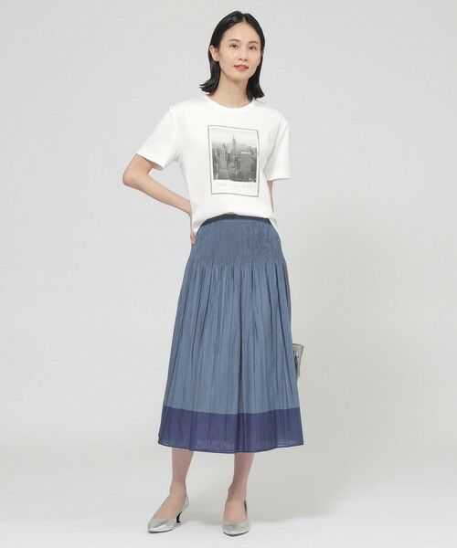 TRANS WORK / トランスワーク カットソー | 【ウォッシャブル】コーコランスムースフォトＴシャツ | 詳細1