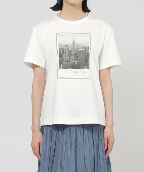 TRANS WORK / トランスワーク カットソー | 【ウォッシャブル】コーコランスムースフォトＴシャツ | 詳細2