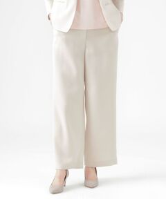 TRANS WORK / トランスワーク その他パンツ | 【美シリーズ】【UV対策】【着用しわ軽減】【ウォッシャブル】エアリーコードレーンワイドストレートパンツ