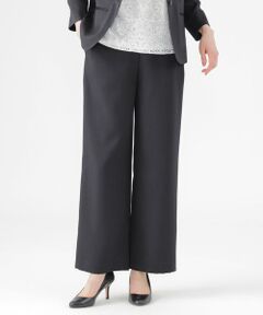 TRANS WORK / トランスワーク その他パンツ | 【美シリーズ】【UV対策】【着用しわ軽減】【ウォッシャブル】エアリーコードレーンワイドストレートパンツ