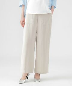 TRANS WORK / トランスワーク その他パンツ | 【ウォッシャブル】エコダルサテン