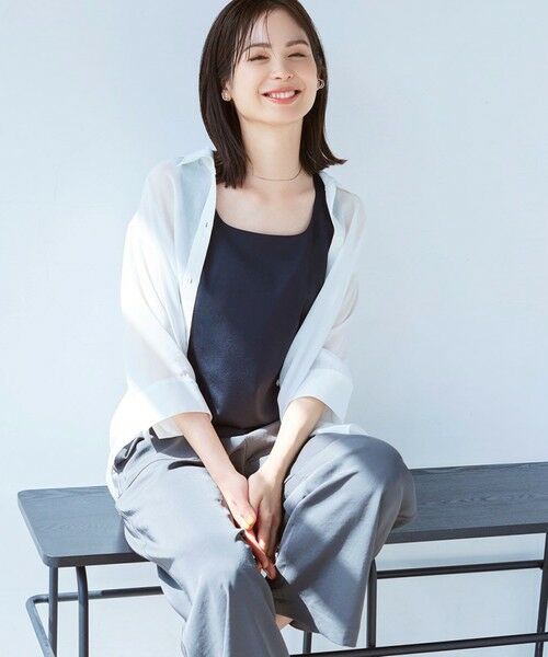 TRANS WORK / トランスワーク その他パンツ | 【ウォッシャブル】エコダルサテン | 詳細1