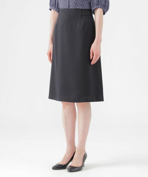 TRANS WORK / トランスワーク ロング・マキシ丈スカート | 【美シリーズ】【UV対策】【着用しわ軽減】【ウォッシャブル】エアリーコードレーンスカート | 詳細4