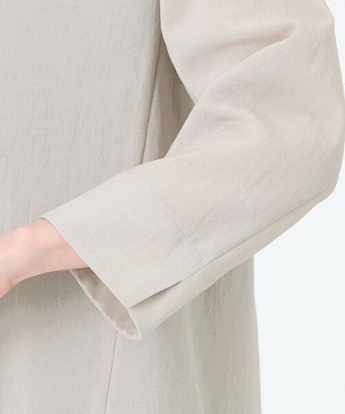 TRANS WORK / トランスワーク ノーカラージャケット | 【ウォッシャブル】【接触冷感】【吸水速乾】ハイカウントワルツジャケット | 詳細6