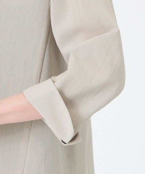 TRANS WORK / トランスワーク ノーカラージャケット | 【ウォッシャブル】【接触冷感】【吸水速乾】ハイカウントワルツジャケット | 詳細7