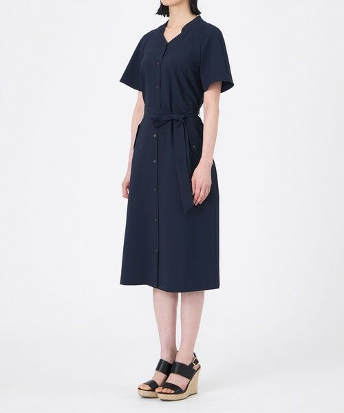 TRANS WORK / トランスワーク ロング・マキシ丈ワンピース | 【ウォッシャブル】【吸水速乾】クールマックスサッカーワンピース | 詳細5