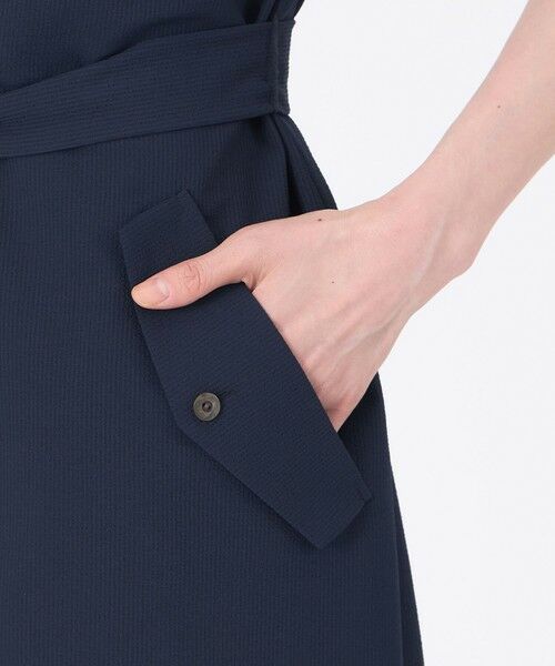 TRANS WORK / トランスワーク ロング・マキシ丈ワンピース | 【ウォッシャブル】【吸水速乾】クールマックスサッカーワンピース | 詳細8