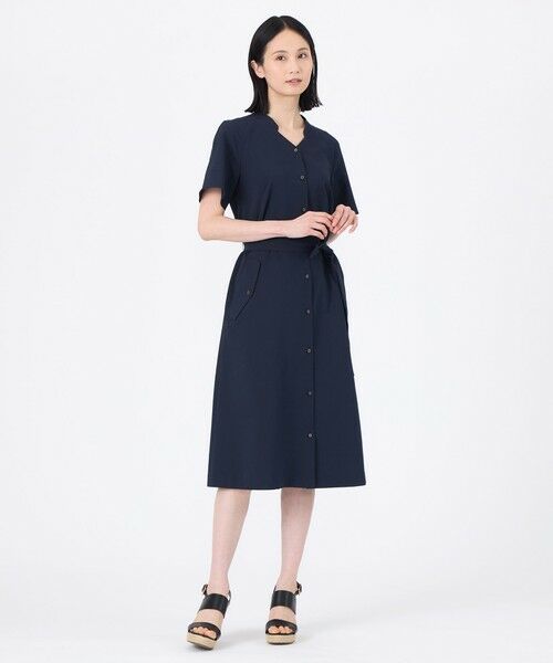 TRANS WORK / トランスワーク ロング・マキシ丈ワンピース | 【ウォッシャブル】【吸水速乾】クールマックスサッカーワンピース | 詳細2