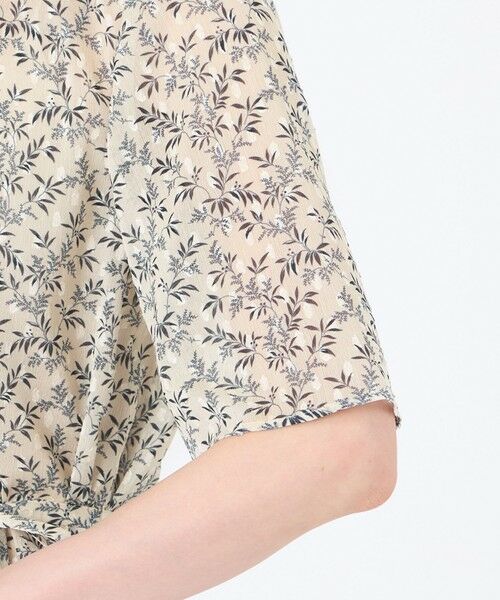 TRANS WORK / トランスワーク ロング・マキシ丈ワンピース | 【ウォッシャブル】シャドーフラワープリントワンピース | 詳細8