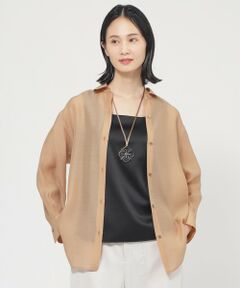 TRANS WORK / トランスワーク シャツ・ブラウス | 【WEB・一部店舗限定】【ウォッシャブル】グレーンシアーサテン