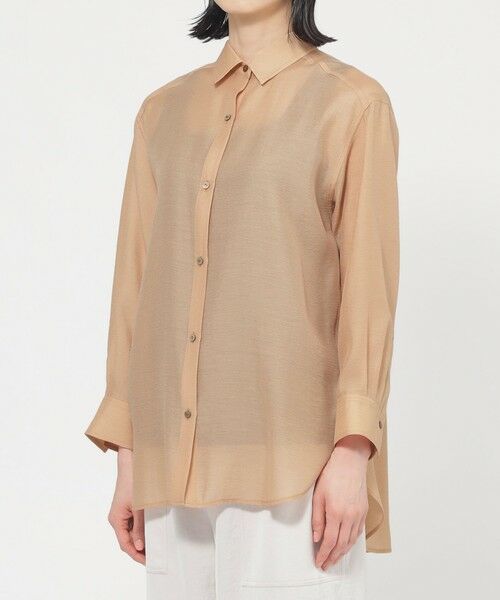 TRANS WORK / トランスワーク シャツ・ブラウス | 【WEB・一部店舗限定】【ウォッシャブル】グレーンシアーサテン | 詳細3