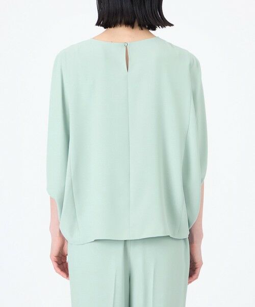 TRANS WORK / トランスワーク シャツ・ブラウス | 【ウォッシャブル】【接触冷感】【UV】バックサテンジョーゼットプルオーバーブラウス | 詳細7