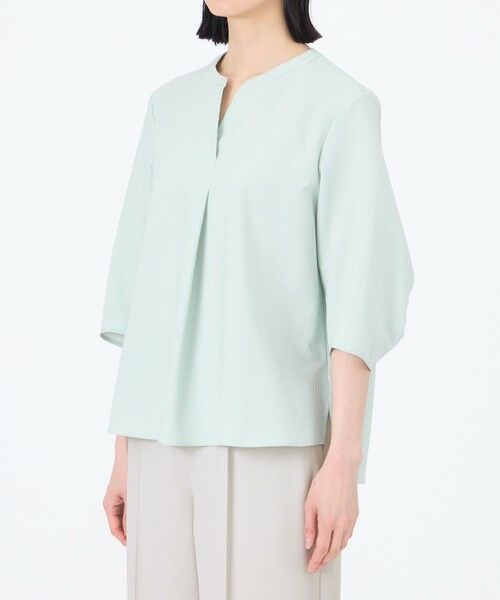 TRANS WORK / トランスワーク シャツ・ブラウス | 【ウォッシャブル】【吸水速乾】クールマックスサッカープルオーバーブラウス | 詳細6