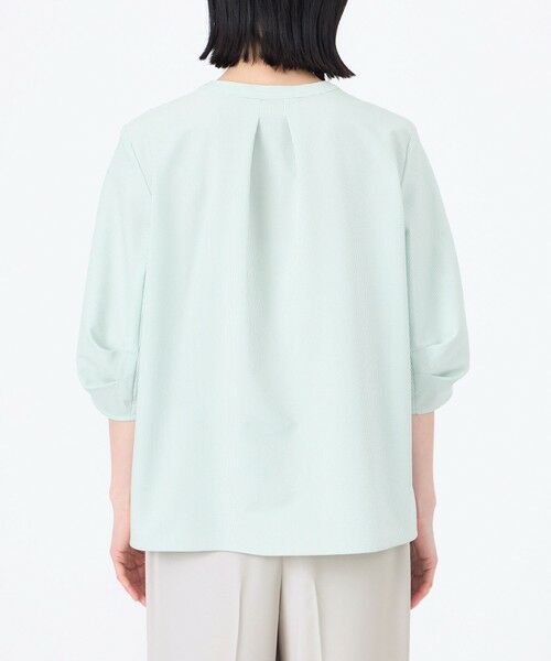 TRANS WORK / トランスワーク シャツ・ブラウス | 【ウォッシャブル】【吸水速乾】クールマックスサッカープルオーバーブラウス | 詳細7