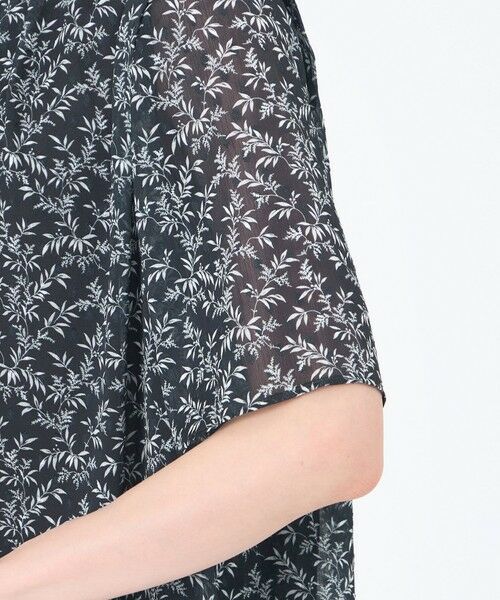 TRANS WORK / トランスワーク シャツ・ブラウス | 【ウォッシャブル】シャドーフラワープリントプルオーバーブラウス | 詳細7