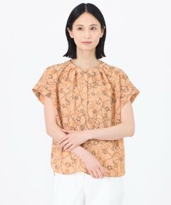 トランスワーク 長袖シャツ コットン100% レイヤード トップス レディース 40サイズ ベージュ系 TRANS WORK トランスワーク TRANS WORK 半袖 Tシャツ カットソー 38